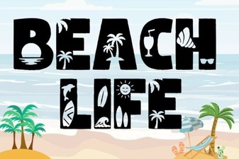 Beach Life Font: Fun Coastal Typography for Summer Designs