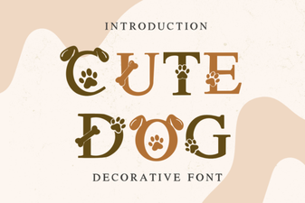 Cute Dog Font: Playful Typography for Creative Projects