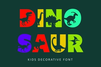 Roar-Worthy Dinosaur Fonts for Creative Design Projects
