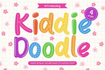 Kiddie Doodle Font for Playful Creative Projects
