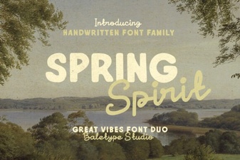 Spring Spirit Font: Creative Design Inspiration