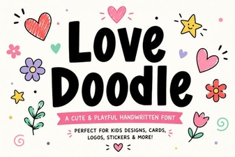 Love Doodle Font: Creative Handdrawn Design Ideas