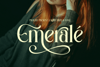 Elegant Emerale Font for Creative Design Projects