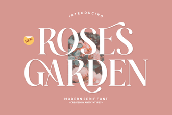 Roses Garden Serif Font | Free Download